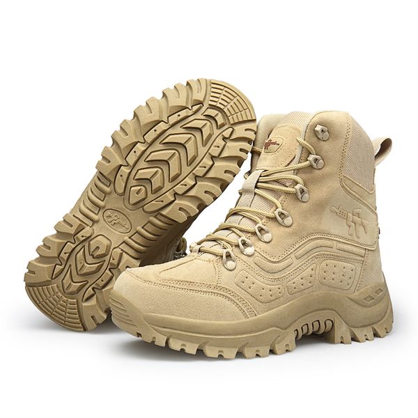 

outdoor tactical boots men sports waterproof hiking shoes sneakers outdoor trekking high combat boots army shoes