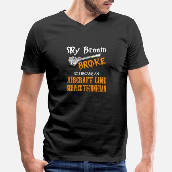 

aircraft line service technician t shirt men create cotton o-neck novelty graphic comfortable spring trend shirt