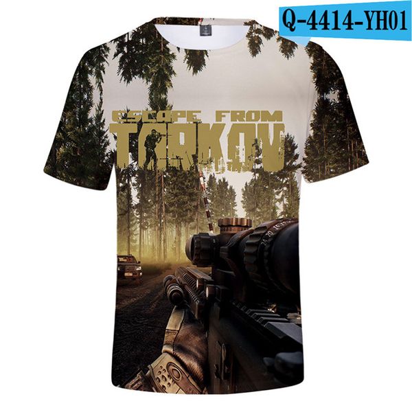 

escape from tarkov game new boy summer anime 3d print shirts kawaii aesthetic hentai men clothing