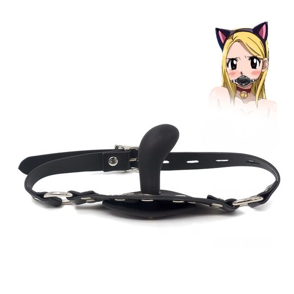 

inflatable gag pump up air erotic open mouth ball with silicone bag buckle slave strap restraints bondage toys dkupt