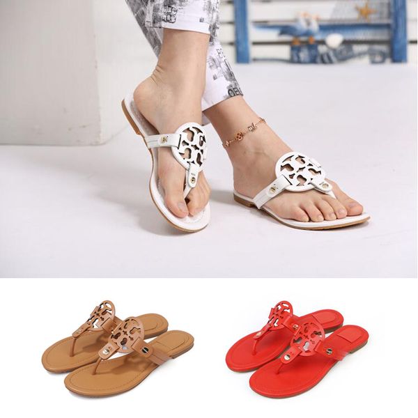 

the est brand women flip flops 2020 new genuine leather lady flat shoes fashion flip toe beach sandals slippers, Black