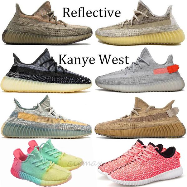 

новое прибытие eliada v2 kanye west обувь сера белье шлакового отражающего света хвоста земля болото breds oreos белуге кроссовки кроссовки