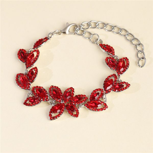 

fashionsnoops 2020 trendy crystal charm bracelets for women chic maxi chain wrist bracelets bangles party vacation jewelry, Golden;silver