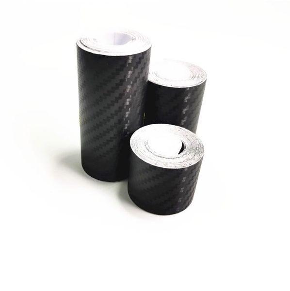 

nano carbon fiber car sticker diy paste protector strip auto door sill side mirror anti scratch tape waterproof protection