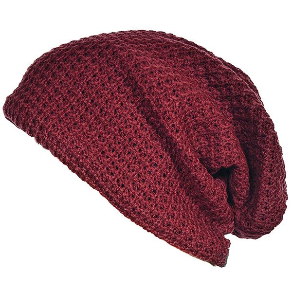 

asds-mens slouchy long beanie knit cap for summer winter oversize