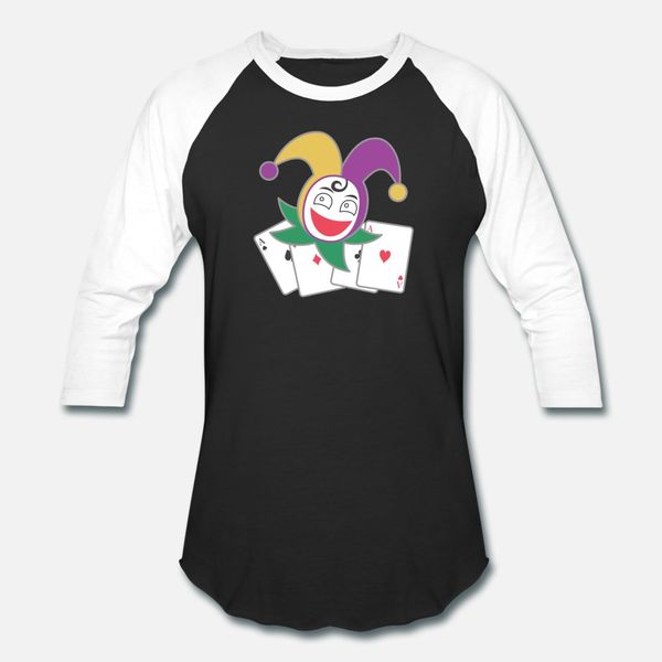 

smiling joker with cards t shirt men custom tee shirt euro size s-3xl fit gift comical summer kawaii shirt