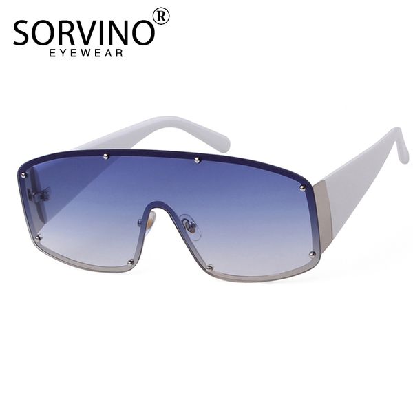 

sorvino retro shades for women men visor sunglasses 2020 oversized square sunglass brand designer big black red sun glasses p351, White;black