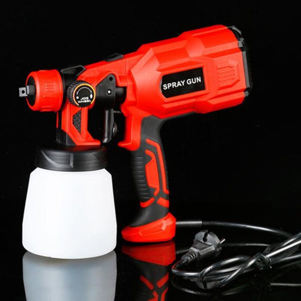 

high pressure electric paint spray gun 500ml household diy sprayer machine electric paint gun plug for painting