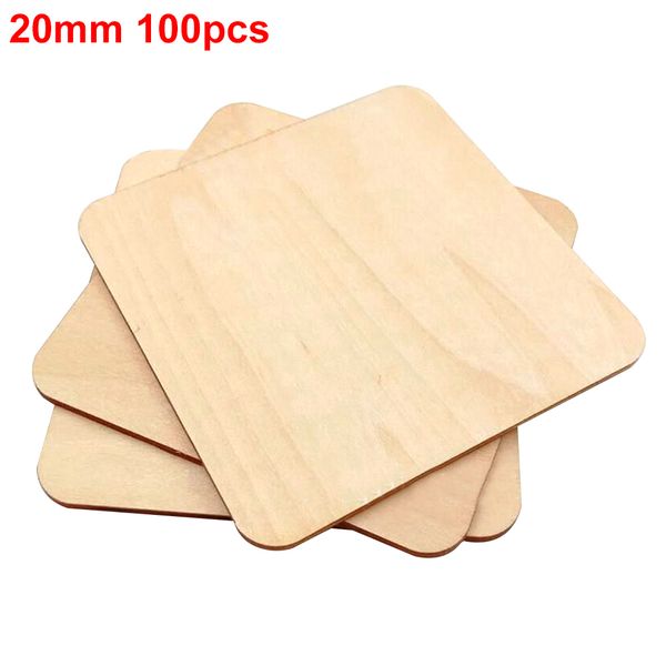 

scrapbooking blank plaque diy craft building model wood chips practical square