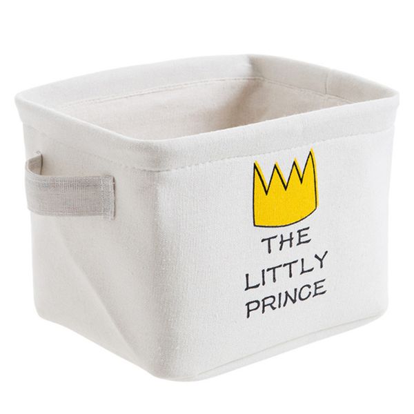 

deskfoldable portable canvas toys wear resistant durable cartoon storage box