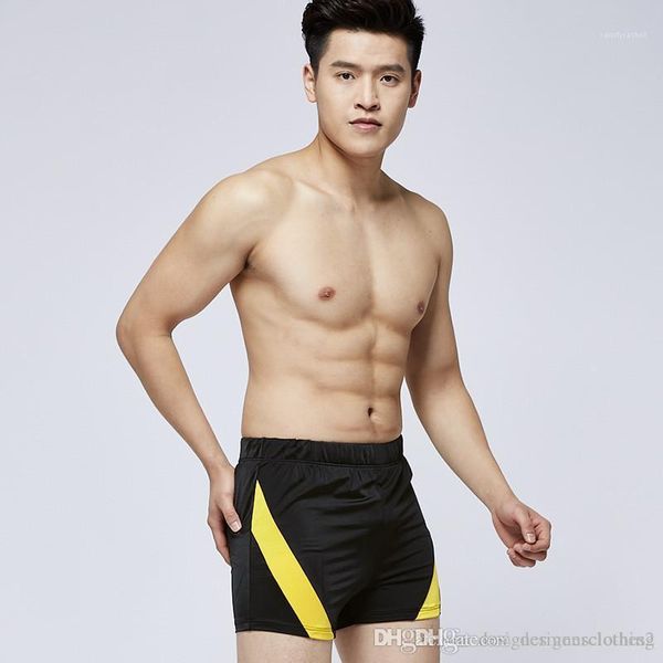 

print contrast color mens swimwear fashion male clothing summer stretch nylon mens briefs striped