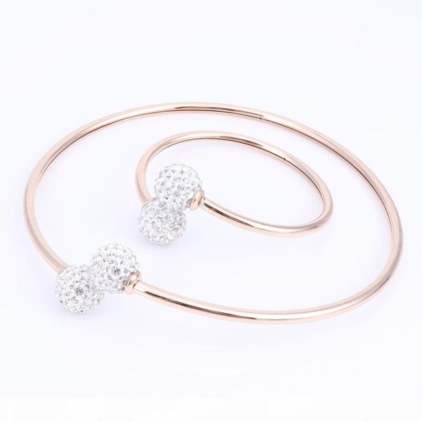 

wholesale african beads jewelry set fashion wedding of women dubai jewelry sets pure gold-color necklace earrings bangle ring, Black
