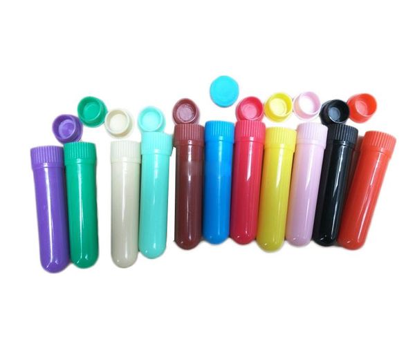 

12 colors diy blank nasal inhaler aromatherapy nasal inhaler sticks with wicks