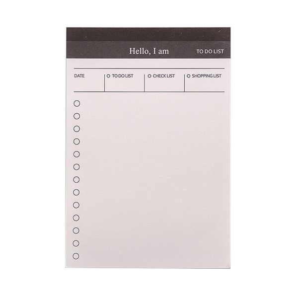 

memo pad school schedule business simple notebook gift check list daily planner, Purple;pink