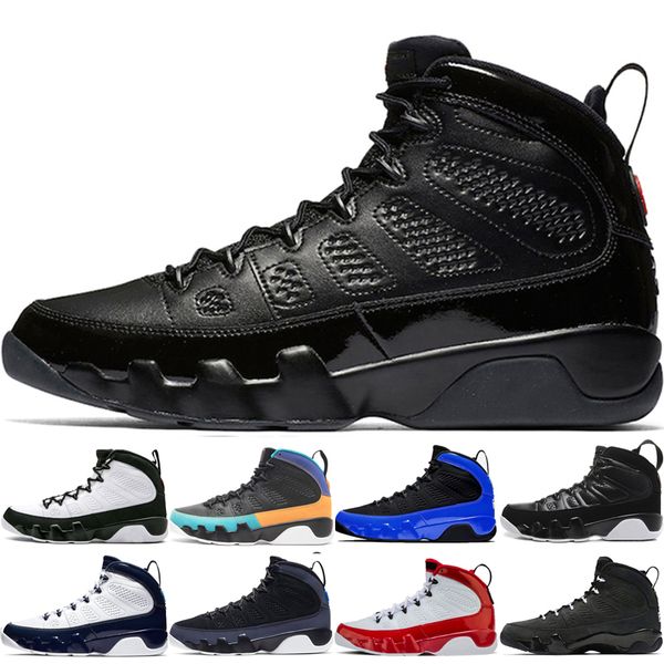 

9 9s bred mens basketball shoes gym red og space jam anthracite the spirit release racer blue sports trainers sneakers shoes