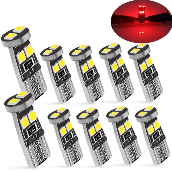 

led 12v car interior door courtesy trunk license plate lightsice red 10pcs