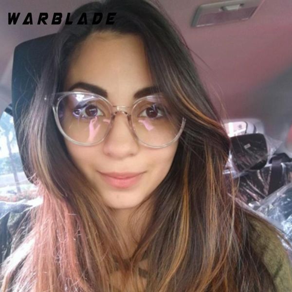 

retro fashion flat mirror transparent color spectacle plain glasses frame students wild literary round eyeglasses frames wbl, Black