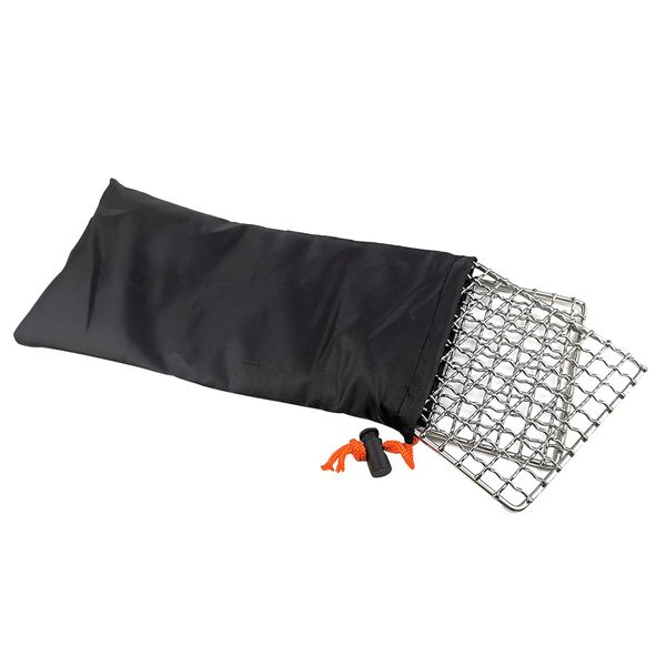 

2pcs stainless steel grill mesh pot rack outdoor camping