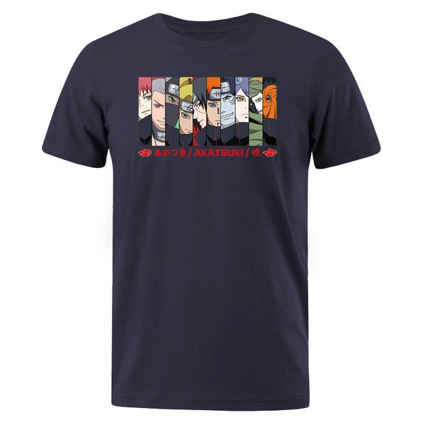 

2019 summer t-shirt naruto t shirt men t shirt uchiha itachi uzumaki sasuke kakashi gaara japan anime funny tees tshirt