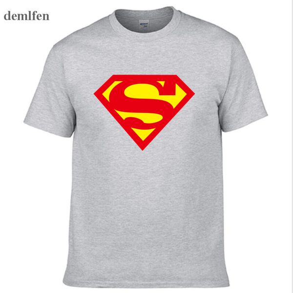 

superhero superman t shirt mens superman t-shirts comic cartoon t-shirt 100% cotton anime tees