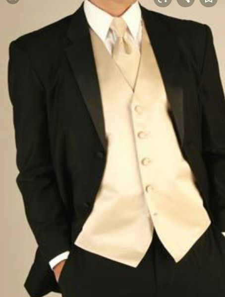 Nuevo estilo trajes de hombre azul marino negro novio esmoquin chal solapa padrinos de boda boda graduación hombre 2 piezas chaqueta pantalones corbata L601269H