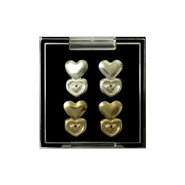 

seanuo stud back earrings nut lifter lift hypoallergenic all post earrings earlobe fits support for women with boxes, Golden;silver