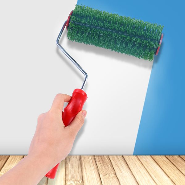 

roller brush diy painting tool wall decorative construction corner rubber handle