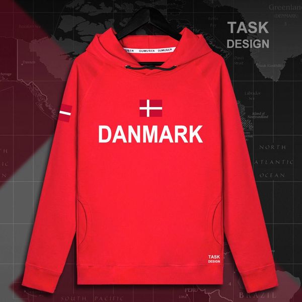 

denmark danish danmark dk dnk mens hoodie pullovers hoodies men sweatshirt new streetwear clothing sportswear tracksuit nation f, Black