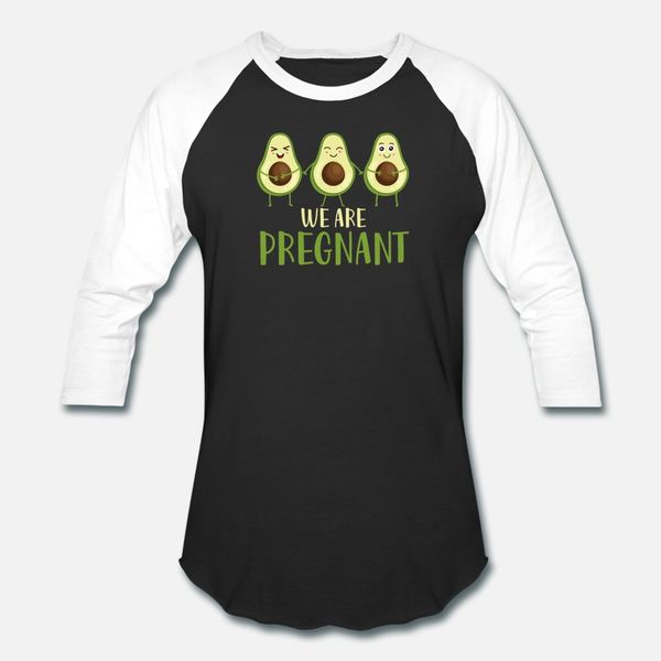 

we are pregnant avocado family baby fun t shirt men create short sleeve o neck kawaii famous building summer family shirt
