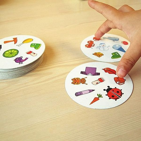 

2019 spot symbol cards 80mm english version education toys with metal box for family activities party enjoy it board game