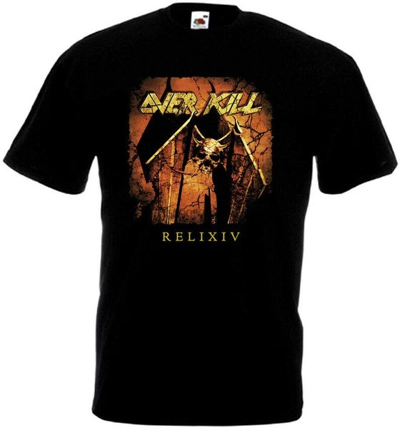 

overkill relixiv t-shirt black thrash heavy metal all sizes s...5xl
