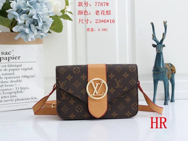 

2020 new luxury designer handbag women's chain shoulder bags fashion casual brand crossbody bag lv louis vuitton 7787