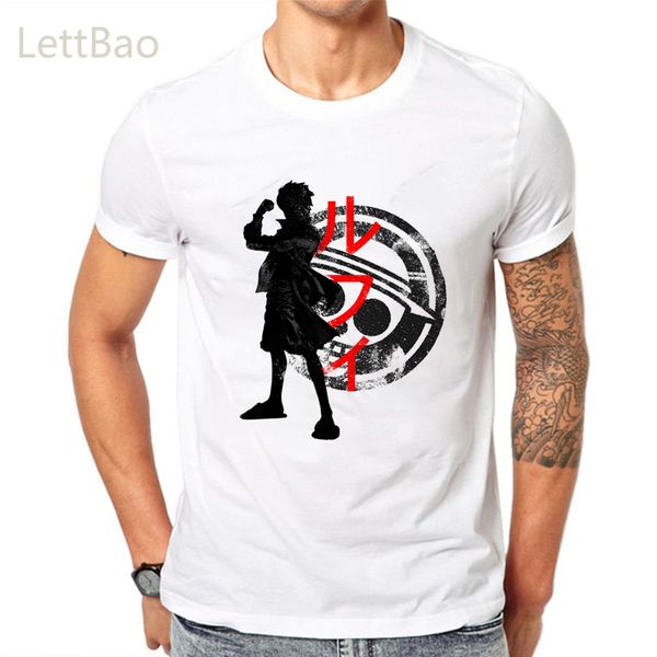 

one piece pirate king t-shirt men women t shirt mens luffy tshirt summer tees japanese anime cotton short sleeve clothing