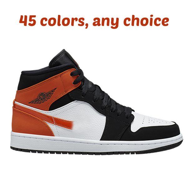 

дешевые новые 2020 jorrdan 1 mid high og se многоцветный желтый черный toe мужские женские дети баскетбол обувь для продажи кроссовки обувно