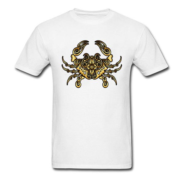 

золотой краб t shirt пользовательский мужская 100% хлопок crewneck мужского тис лето футболка фанки футболка перевозка груз падение