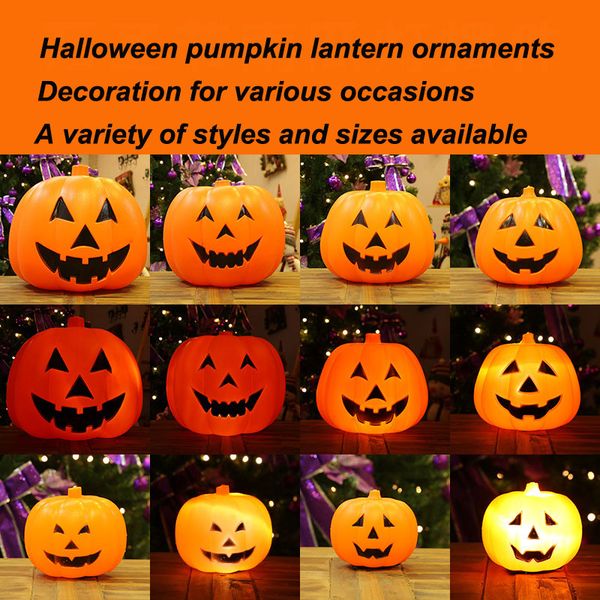 

halloween pumpkin lantern interesting voice control flash talking animated pumpkin lamps ghost festivals decorations event props vt1663