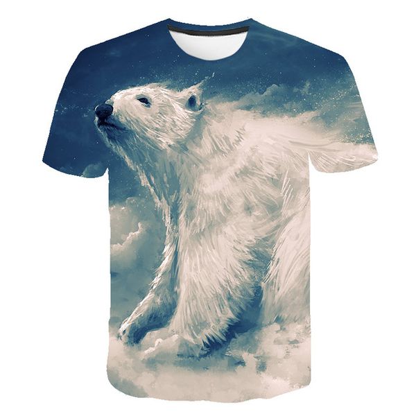 

russian bear animal 3d print shirts kawaii anime hentai men clothing