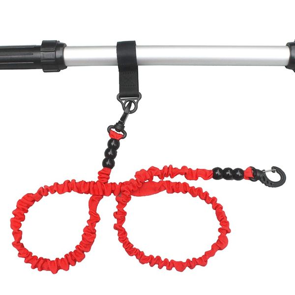 

kayak canoe red tied paddle rope surfing fitness kayaking nylon belt towbar traction rope safety accessories h6