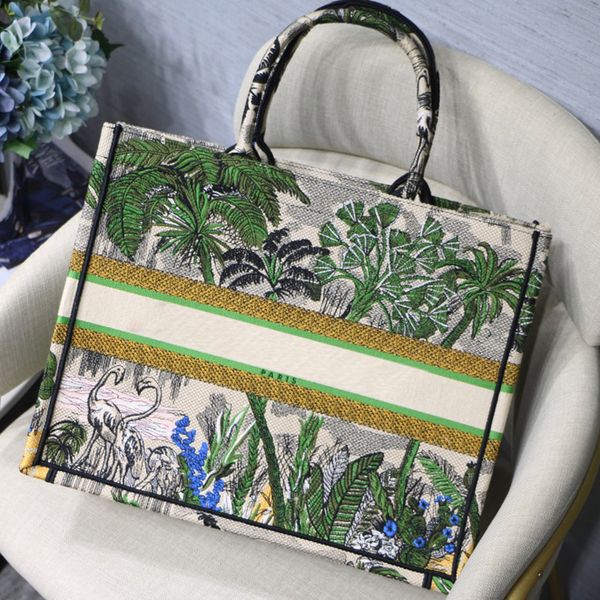 

canvas book tote bag bags embroidery garden flower coconut grove casual tote sling shopping bag bolsos de lujo de diseÃ±o bolsos