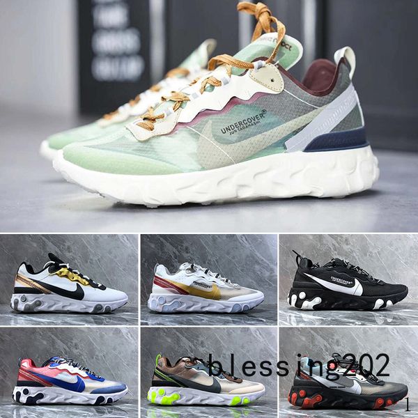 

2019 new react element 87 undercpver x upcoming men fashion luxury designer women shoes running sports sneakers shoes sbw2p