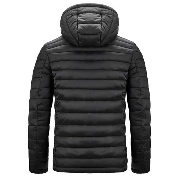 

men's winter warm outdoor down jacket fashion xupcils9, Black