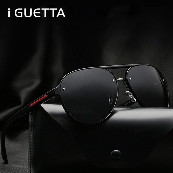 

sunglasses iguetta round men polarized uv400 sunglass driving fashions iyjc667, White;black
