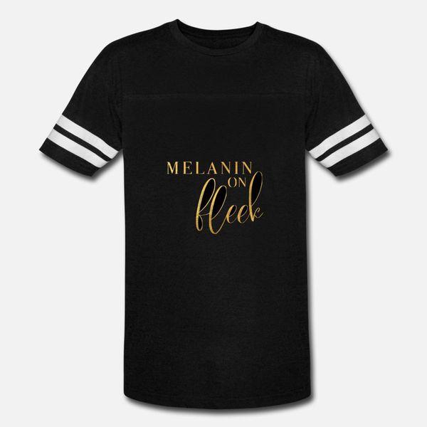 

melanin on fleek t shirt men design 100% cotton euro size s-3xl solid color sunlight basic summer pattern shirt