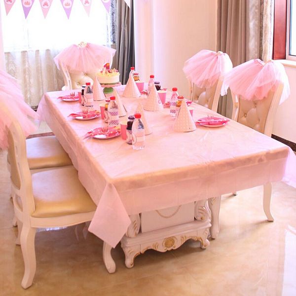 

table cloth disposable tablecover party supplies tableware birthday wedding toalha de mesa kitchen christmas tablecloth