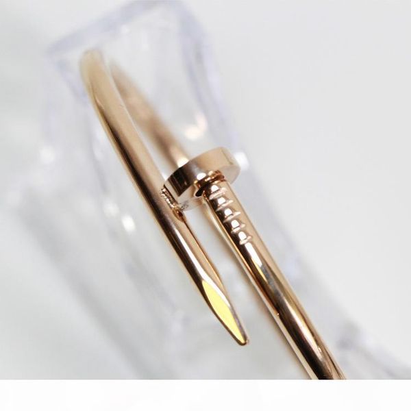 

горячие продажи любителей 316l titanium стальной гвоздь панк женщины и мужчина браслет ювелирных изделий венчания свободная перевозка груза, Black