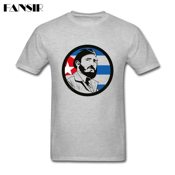 

фидель кастро куба флаг мужчины футболки new design tshirts man 100% хлопка с коротким рукавом размер над лето тройники для взрослых