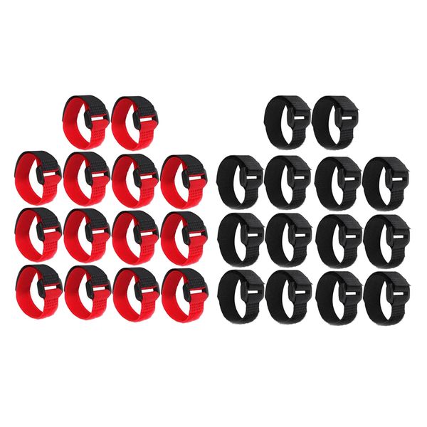 

28pcs no-crow rooster collar no crow noise neck belt for roosters red black