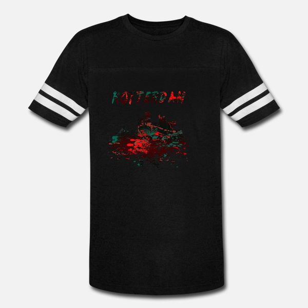 

rotterdam skyline gift city netherlands t shirt men knitted cotton euro size s-3xl leisure crazy building summer style unique shirt