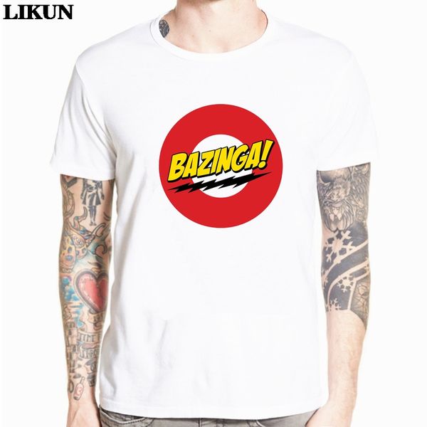 

the big bang theory t shirt summer short sleeve bazinga men t-shirt modal men sheldon cooper t shirts camisetas masculinas