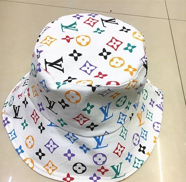 

wholesale designer leather letter bucket hat for mens womens foldable caps black fisherman beach sun visor sale folding man bowler cap04, Blue;gray